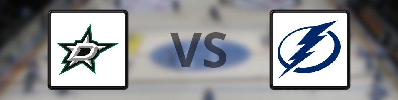 Dallas Stars - Tampa Bay Lightning odds, speltips, resultat i NHL