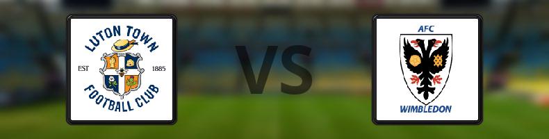 Luton - AFC Wimbledon odds, speltips, resultat i League One