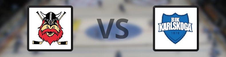 Nybro - BIK Karlskoga odds, speltips, resultat i HockeyAllsvenskan