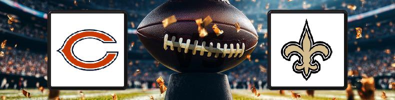 Chicago Bears - New Orleans Saints odds, speltips, resultat i NFL