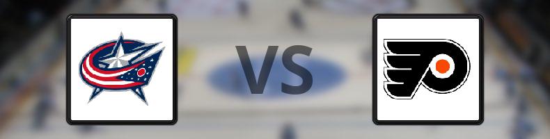 Columbus Blue Jackets - Philadelphia Flyers odds, speltips, resultat i NHL
