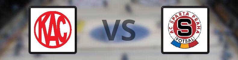 EC KAC - Sparta Prag odds, speltips, resultat i CHL