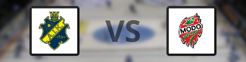 AIK - MODO odds, speltips, resultat i HockeyAllsvenskan