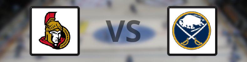 Ottawa Senators - Buffalo Sabres odds, speltips, resultat i NHL