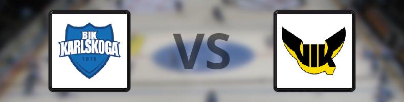 BIK Karlskoga - Västerås odds, speltips, resultat i HockeyAllsvenskan