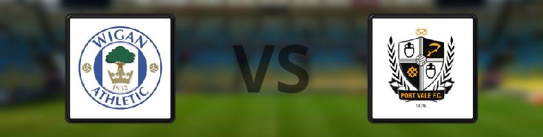 Wigan - Port Vale odds, speltips, resultat i League One