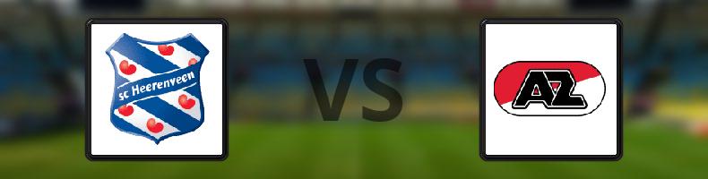 Heerenveen - AZ Alkmaar odds, speltips, resultat i Eredivisie