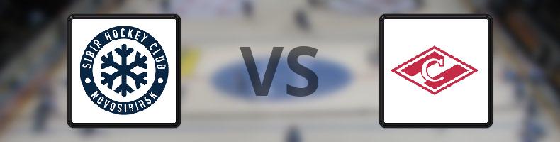 Sibir Novosibirsk - Spartak Moskva odds, speltips, resultat i KHL