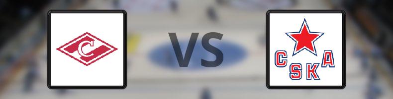 Spartak Moskva - CSKA Moskva odds, speltips, resultat i KHL