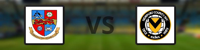 Harrogate Town - Newport County odds, speltips, resultat i League Two