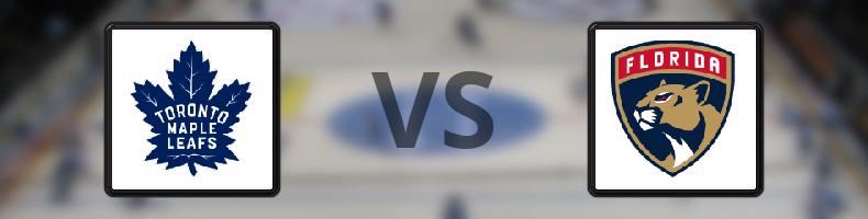 Toronto Maple Leafs - Florida Panthers odds, speltips, resultat i NHL