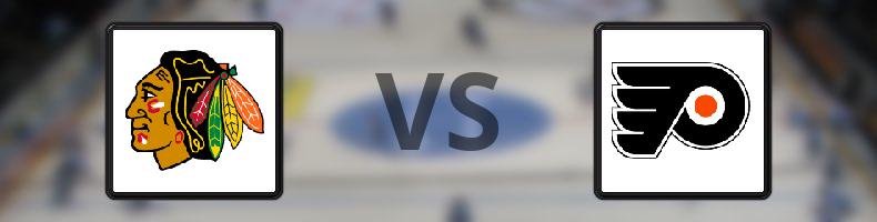 Chicago Blackhawks - Philadelphia Flyers odds, speltips, resultat i NHL