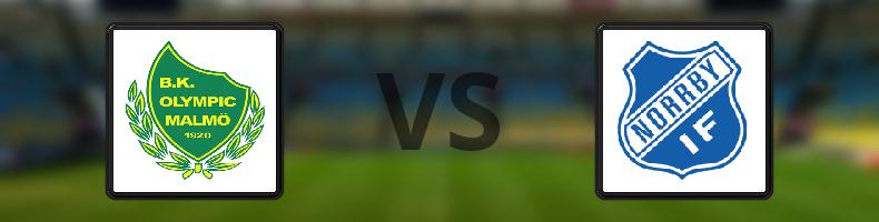 BK Olympic - Norrby IF odds, speltips, resultat i Division 1