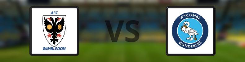AFC Wimbledon - Wycombe odds, speltips, resultat i League One