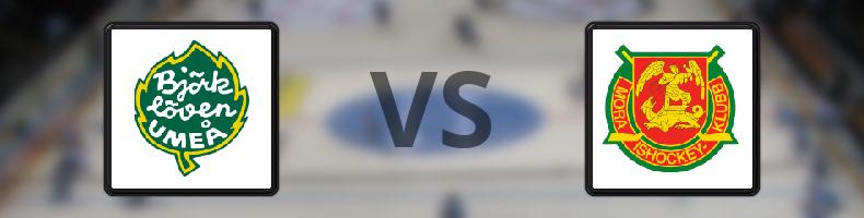 Björklöven - Mora odds, speltips, resultat i HockeyAllsvenskan