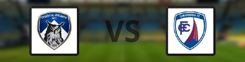 Oldham - Chesterfield odds, speltips, resultat i League Two