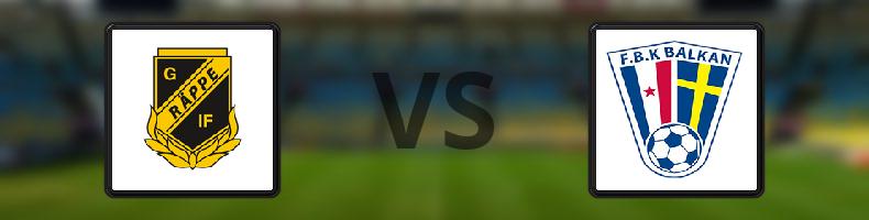 Räppe GOIF - FBK Balkan odds, speltips, resultat i Division 2