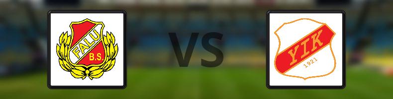Falu FK - Ytterhogdals IK odds, speltips, resultat i Division 2