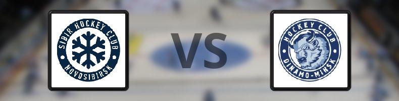 Sibir Novosibirsk - Dinamo Minsk odds, speltips, resultat i KHL