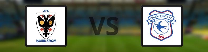 AFC Wimbledon - Cardiff City odds, speltips, resultat i League One