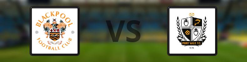 Blackpool - Port Vale odds, speltips, resultat i Engelska Ligacupen