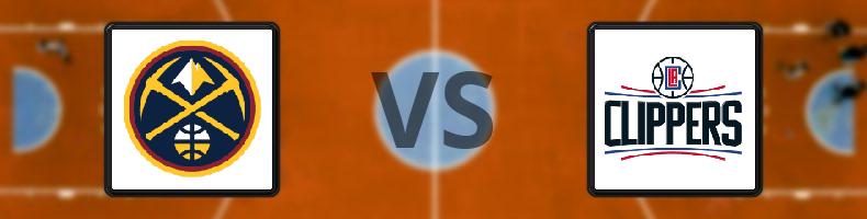 Denver Nuggets - Los Angeles Clippers odds, speltips, resultat i NBA