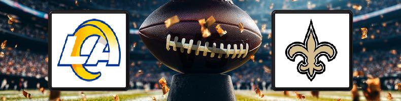 Los Angeles Rams - New Orleans Saints odds, speltips, resultat i NFL