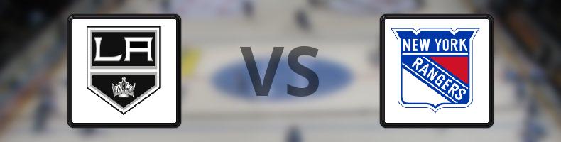 Los Angeles Kings - New York Rangers odds, speltips, resultat i NHL