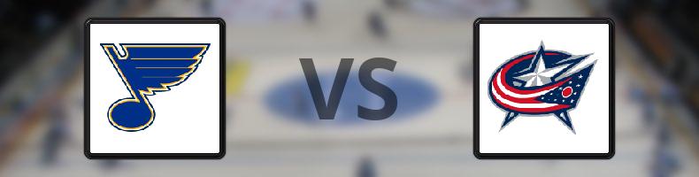 St Louis Blues - Columbus Blue Jackets odds, speltips, resultat i NHL