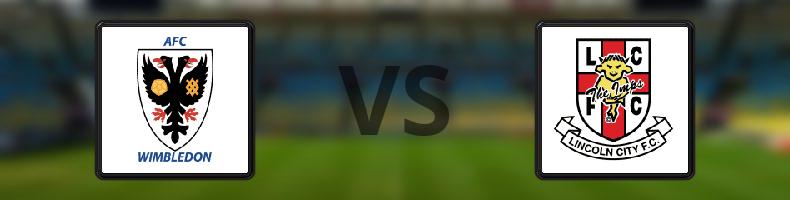 AFC Wimbledon - Lincoln odds, speltips, resultat i League One