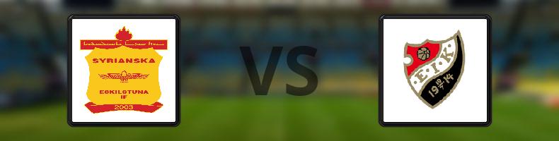 Syrianska Eskilstuna IF - Enskede IK odds, speltips, resultat i Division 2