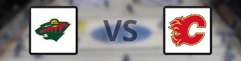 Minnesota Wild - Calgary Flames odds, speltips, resultat i NHL