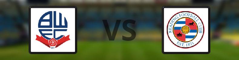 Bolton - Reading odds, speltips, resultat i League One