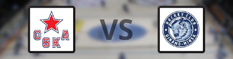 CSKA Moskva - Dinamo Minsk odds, speltips, resultat i KHL