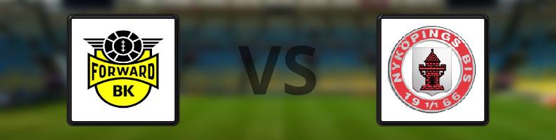 BK Forward - Nyköpings BIS odds, speltips, resultat i Division 2