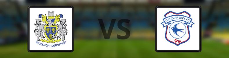 Stockport - Cardiff City odds, speltips, resultat i League One