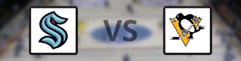 Seattle Kraken - Pittsburgh Penguins odds, speltips, resultat i NHL