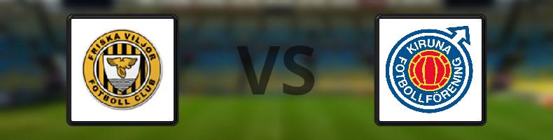 Friska Viljor FC - Kiruna FF odds, speltips, resultat i Division 2