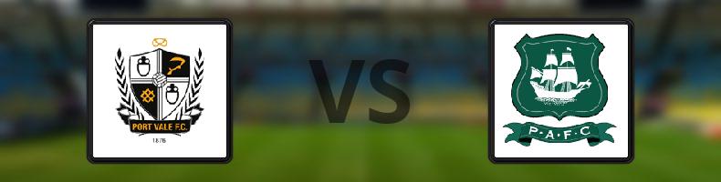 Port Vale - Plymouth odds, speltips, resultat i League One