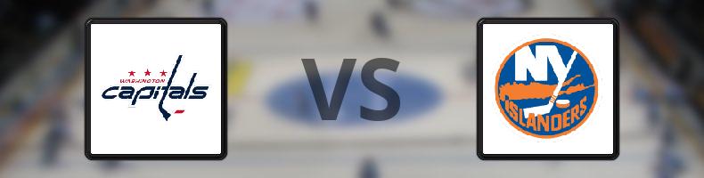 Washington Capitals - New York Islanders odds, speltips, resultat i NHL