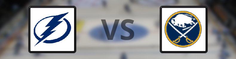 Tampa Bay Lightning - Buffalo Sabres odds, speltips, resultat i NHL