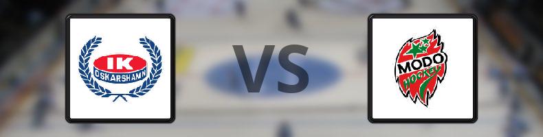 Oskarshamn - MODO odds, speltips, resultat i HockeyAllsvenskan