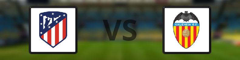 Atlético Madrid - Valencia odds, speltips, resultat i La Liga