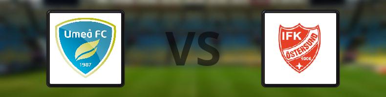 Umeå FC Akademi - IFK Östersund odds, speltips, resultat i Division 2