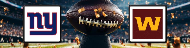 New York Giants - Washington Redskins odds, speltips, resultat i NFL