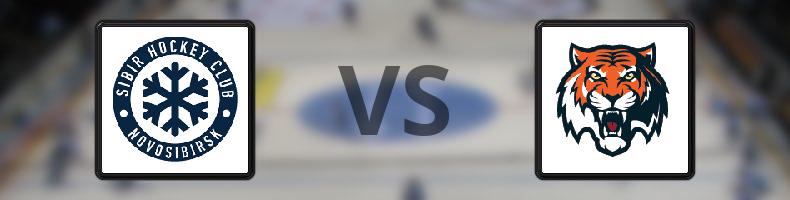 Sibir Novosibirsk - Amur Chabarovsk odds, speltips, resultat i KHL