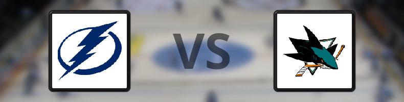 Tampa Bay Lightning - San José Sharks odds, speltips, resultat i NHL