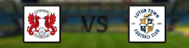 Leyton Orient - Luton odds, speltips, resultat i League One