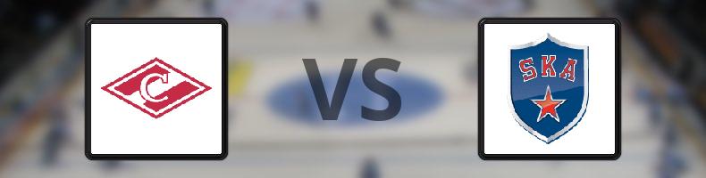Spartak Moskva - SKA St Petersburg odds, speltips, resultat i KHL