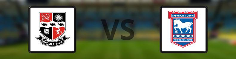 Bromley - Ipswich odds, speltips, resultat i Engelska Ligacupen